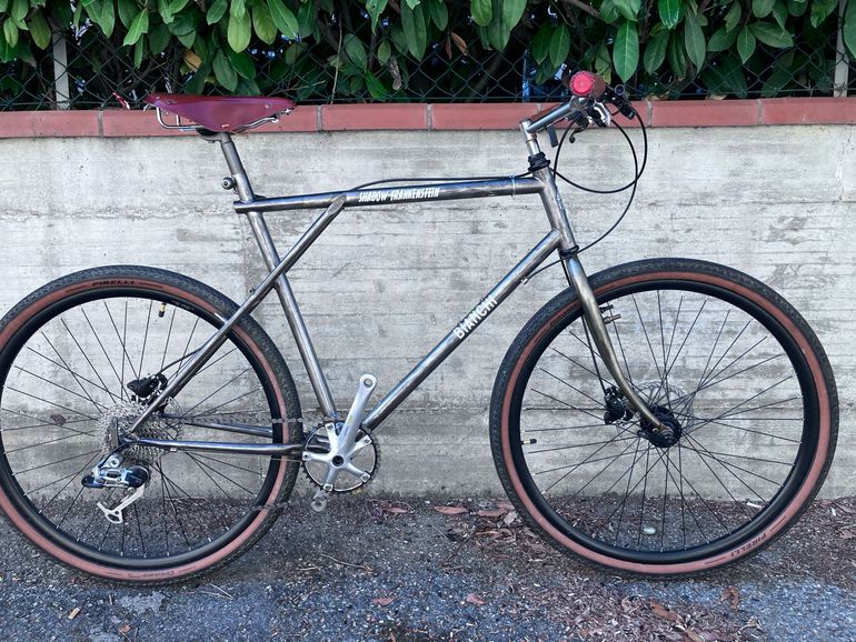 Used Bianchi Shadow Frankenstein 1991 Mountainbike, Light Gray — image 8 of 12