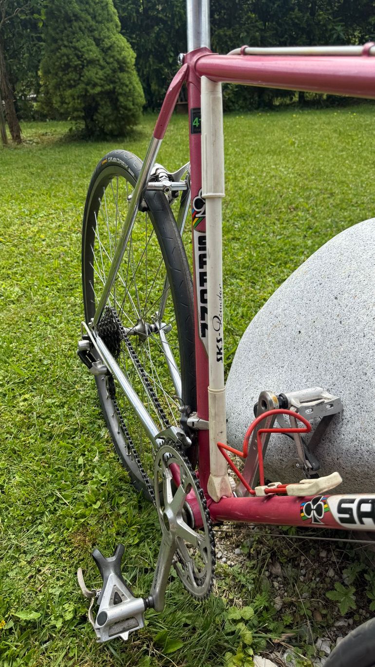 Cadre Vélo Acier SARONNI – Très Bon état – Pour Restauration Ou Projet
