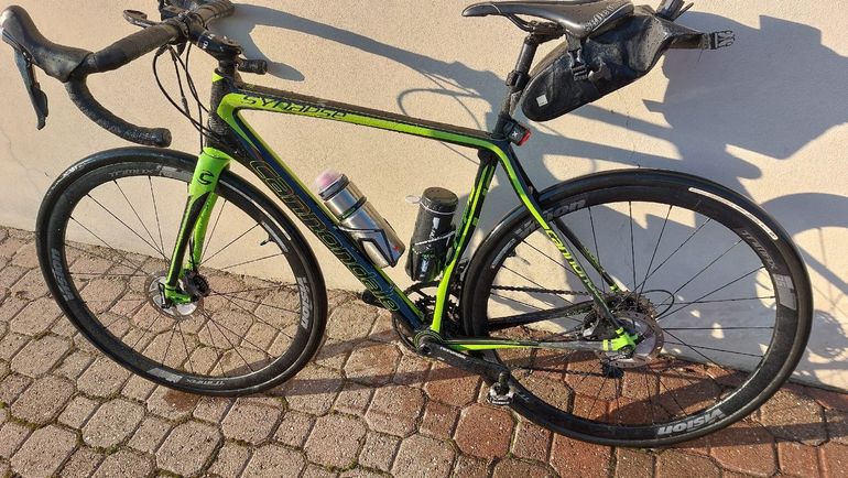 Used Cannondale Carbon Disc 2015 Road & Gravel, Green — image 2 of 8