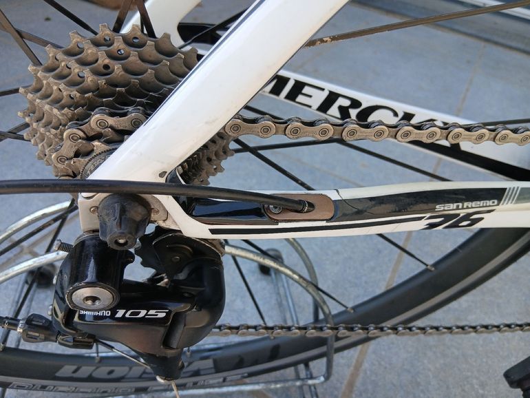 Eddy Merckx San Remo 76 2017 Road & Gravel usato, Bianco — immagine 7 di 27