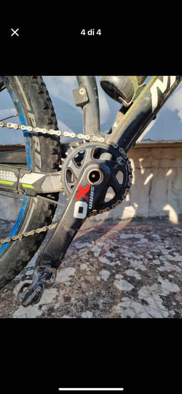 Merida Ninety-six SRAM GX 2017 Mountainbike usato, Nero — immagine 3 di 6