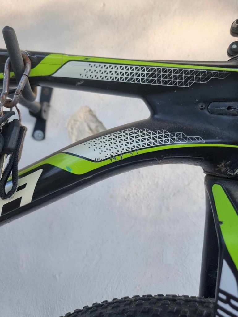 Merida Ninety-six SRAM GX 2017 Mountainbike usato, Nero — immagine 4 di 6