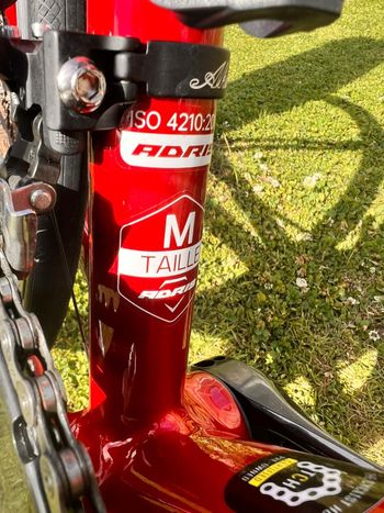 Used Adris L’asphalte 2023 Road & Gravel, Red — image 5 of 10