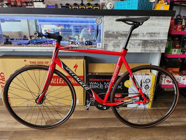 Used Specialized Langster S Works 2008 2008 Road & Gravel, Red — image 2 of 6