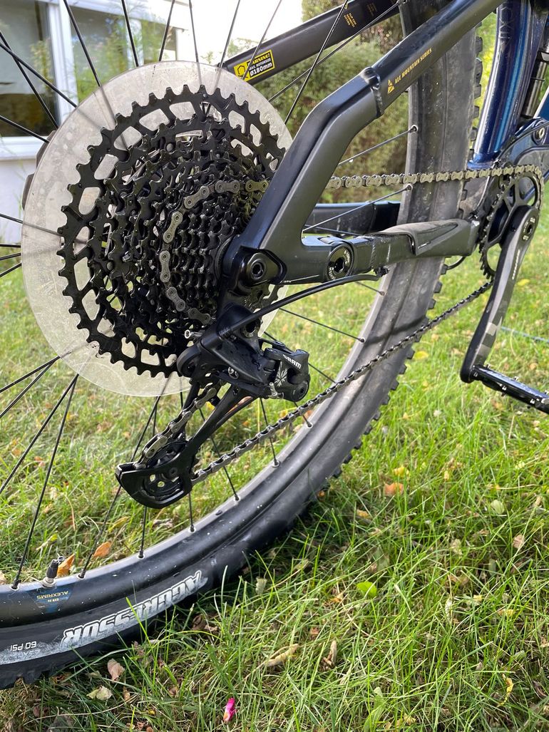 Used Bergamont Trailster SRAM SX Eagle 2020 Mountainbike, Blue — image 3 of 8