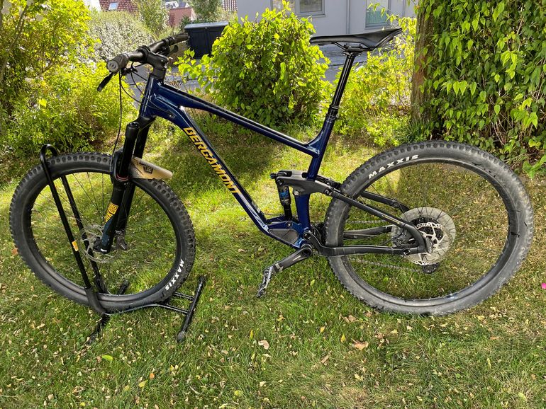 Used Bergamont Trailster SRAM SX Eagle 2020 Mountainbike, Blue — image 2 of 8
