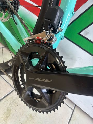 Gebrauchtes Bianchi Specialissima COMP 105 Di2 2024 2024 Road & Gravel, Grün — Bild 5 von 11