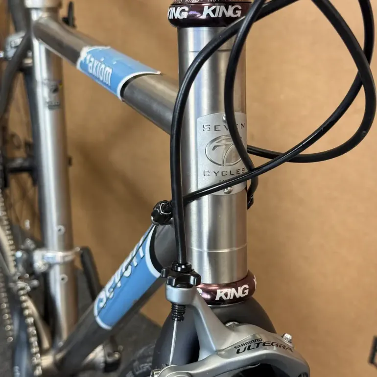 Used Seven Cycles Seven Cycles Axiom, Titanium Road Bike 51cm 2013 Road & Gravel, Light Gray — image 3 of 5