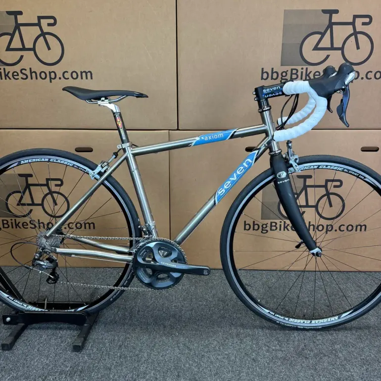 Used Seven Cycles Seven Cycles Axiom, Titanium Road Bike 51cm 2013 Road & Gravel, Light Gray — image 1 of 5