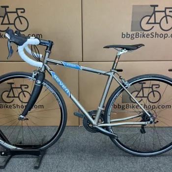 Used Seven Cycles Seven Cycles Axiom, Titanium Road Bike 51cm 2013 Road & Gravel, Light Gray — image 2 of 5