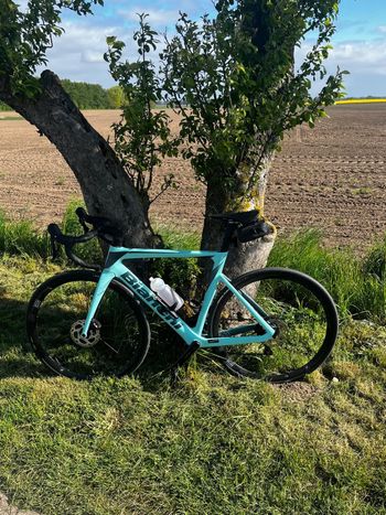 Used Bianchi Oltre Shimano 105 2024 Road & Gravel, Green — image 2 of 8