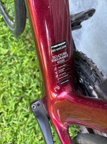 Used Merida SCULTURA ENDURANCE 6000 2024 2024 Road & Gravel, Red — image 6 of 6