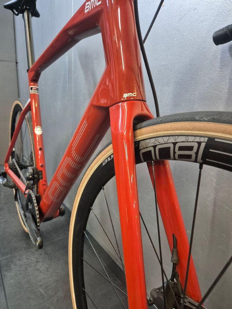 Used BMC Roadmachine ONE 2021 2021 Road & Gravel, Red — image 4 of 6