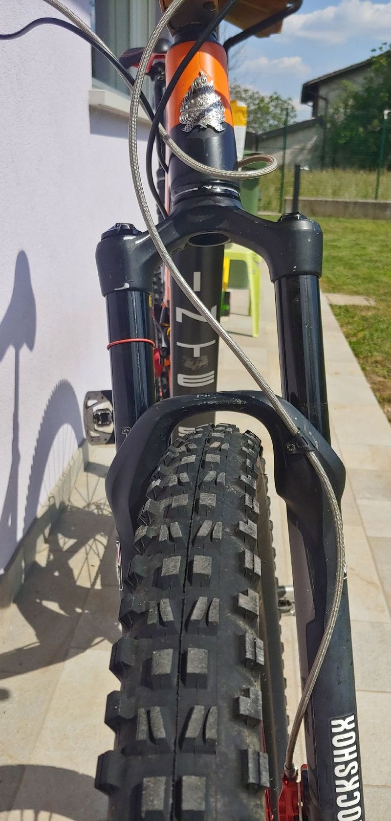 Intense Carbine SRAM X01 2018 Mountainbike usato, Arancione — immagine 6 di 9