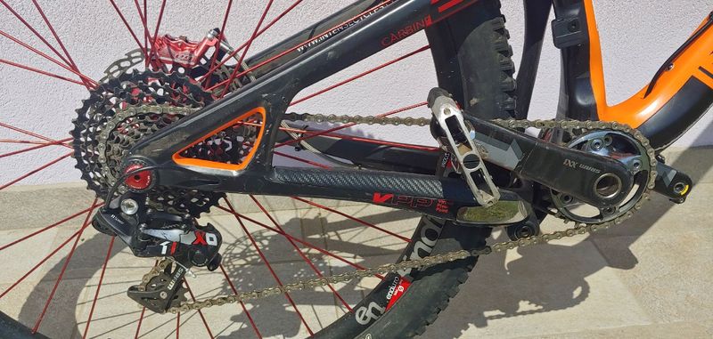 Intense Carbine SRAM X01 2018 Mountainbike usato, Arancione — immagine 5 di 9