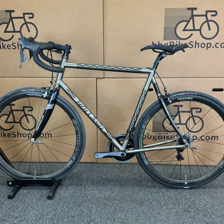 Used Holland Cycles Holland ExoGrid Titanium / Carbon  Dura Ace Di2 2014 2014 Road & Gravel, Black — image 2 of 6
