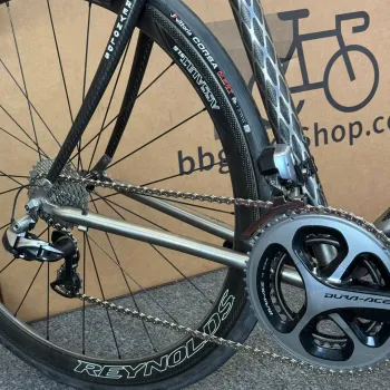 Used Holland Cycles Holland ExoGrid Titanium / Carbon  Dura Ace Di2 2014 2014 Road & Gravel, Black — image 3 of 6