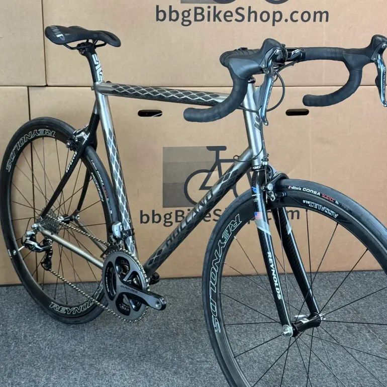 Used Holland Cycles Holland ExoGrid Titanium / Carbon  Dura Ace Di2 2014 2014 Road & Gravel, Black — image 5 of 6