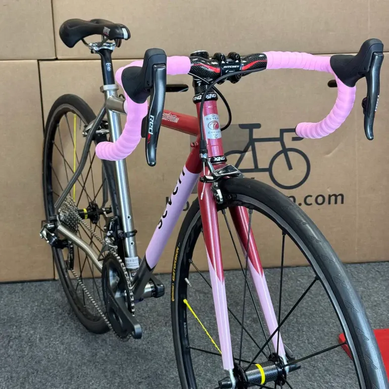 Used Seven Cycles Seven Cycles Axiom SG Titanium 3AL/2.5V  50cm 2016 Road & Gravel, Light Gray — image 5 of 5