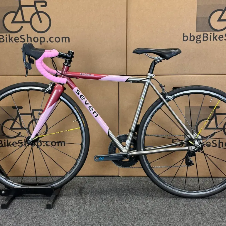 Used Seven Cycles Seven Cycles Axiom SG Titanium 3AL/2.5V  50cm 2016 Road & Gravel, Light Gray — image 2 of 5