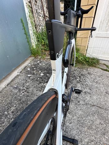 Used CUBE AERIUM C:68 TT, SLX LOW 2024 2024 Road & Gravel, White — image 4 of 12