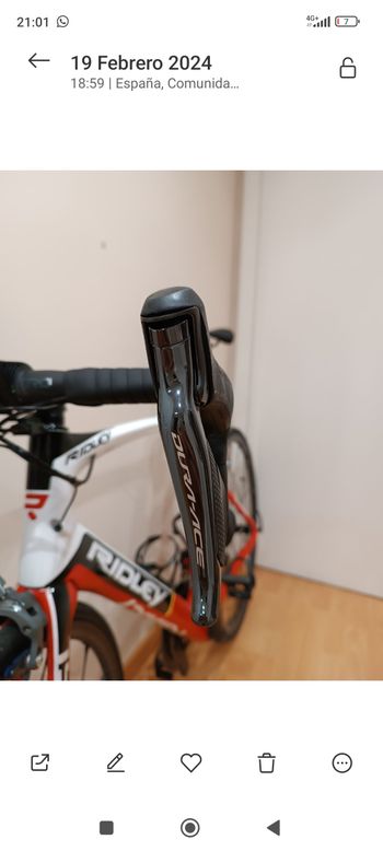 Gebrauchtes Ridley Noah SL Team Lotto 2016 Road & Gravel, Rot — Bild 3 von 5