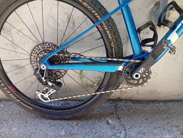 Used Trek Supercaliber 9.9 XX1 AXS 2022 2022 Mountainbike, Blue, 29 — image 3 of 6