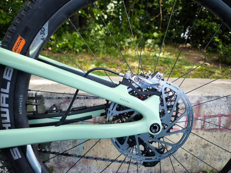 Used Propain Hugene SRAM XX Eagle AXS (T-Type) 2023 Mountainbike, Green — image 7 of 10