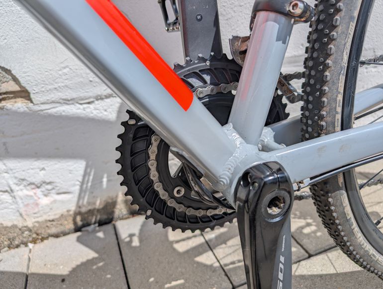 Used CUBE CROSS Race Pro 2017 2017 Road & Gravel, Light Gray — image 6 of 19