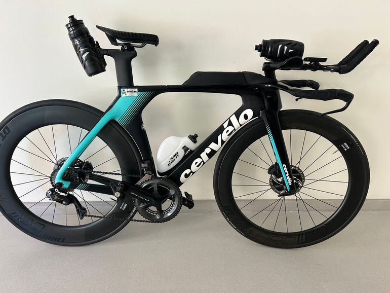 Cervélo P5 45 Dura ace Cervelo P5 Triathlon Bike Shimano Dura-Ace Di2 12S 700 mm Black