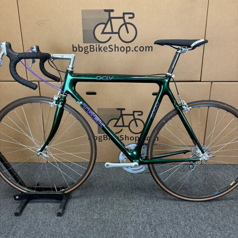 Used Trek Vintage Trek 5000, OCLV 1999 58cm 1999 Road & Gravel, Green — image 2 of 6