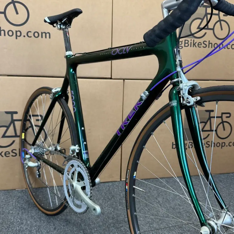 Used Trek Vintage Trek 5000, OCLV 1999 58cm 1999 Road & Gravel, Green — image 3 of 6