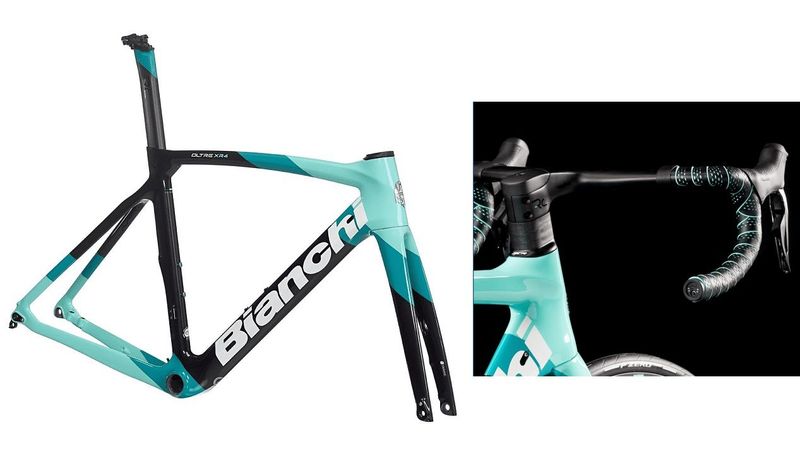 Gebrauchtes Bianchi Oltre XR4 Disc Frameset 2024 Road & Gravel, Schwarz — Bild 1 von 5