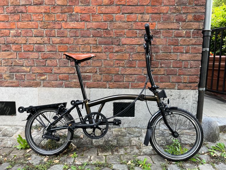 自転車本体 Brompton C-Line Raw lacquer 6 speed Brompton - C Line - Urban - Low Handlebar - steel Folding Bike