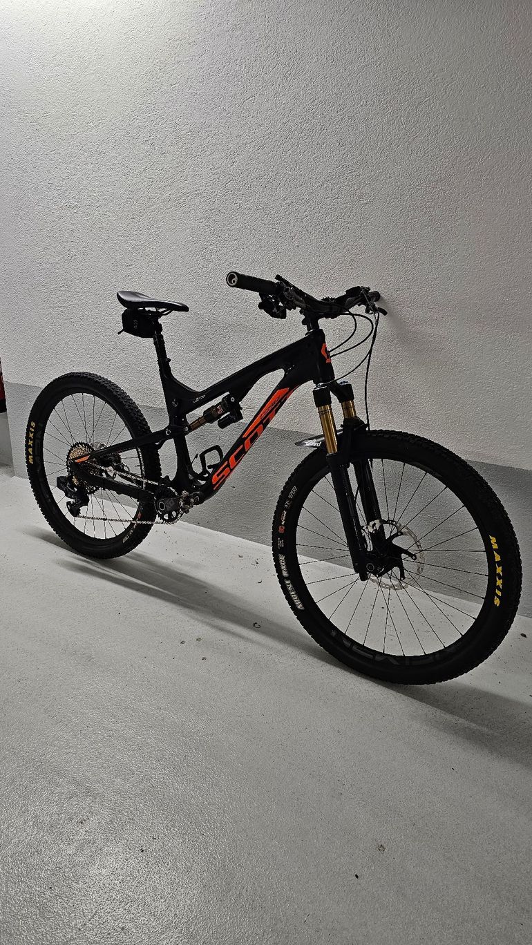 Used Scott Genius SRAM X0 Eagle AXS (T-Type) 2015 Mountainbike, Black — image 1 of 9