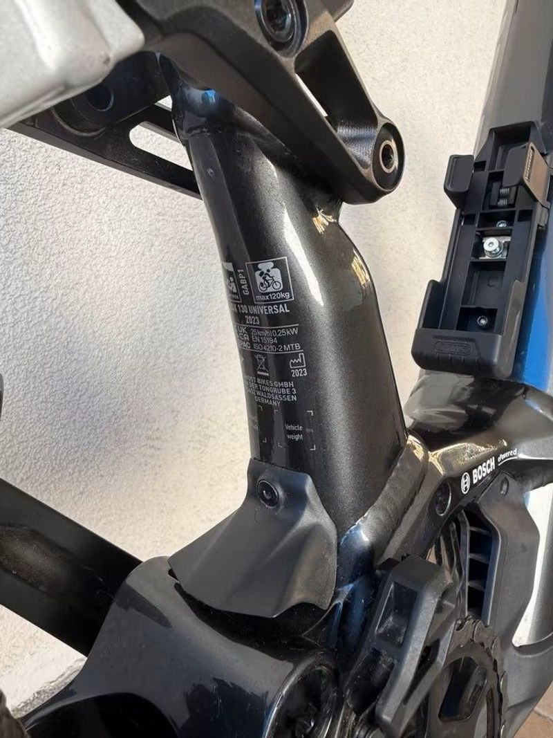 Gebrauchtes Ghost E-ASX 130 Universal 2023 2023 Mountainbike, Schwarz, 29, 27.5 — Bild 13 von 16
