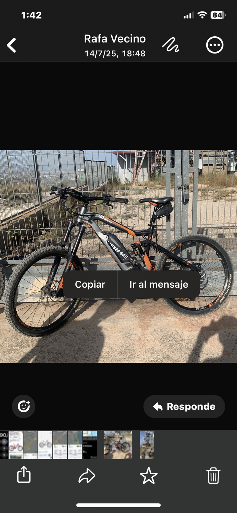 Used Haibike Nduro 8 2017 Mountainbike, Black, 27.5 (650B) — image 2 of 7