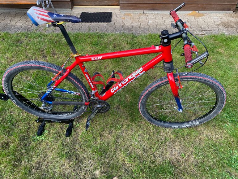 Used Cannondale Cad3 F800 USA Limited Edition 1998 Mountainbike, Red — image 9 of 19