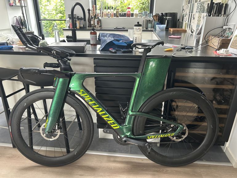 Used Specialized Shiv Expert Disc 2022 2022 Road & Gravel, Green — image 2 of 10