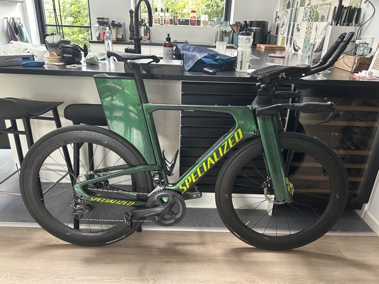 Used Specialized Shiv Expert Disc 2022 2022 Road & Gravel, Green — image 1 of 10