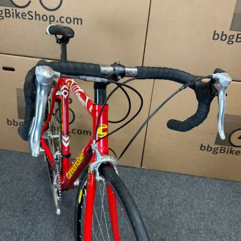 Used Cannondale Cannondale CAAD5 Saeco Team Full Dura-Ace Vintage Road 2002 (54cm) 2002 Road & Gravel, Red — image 4 of 6