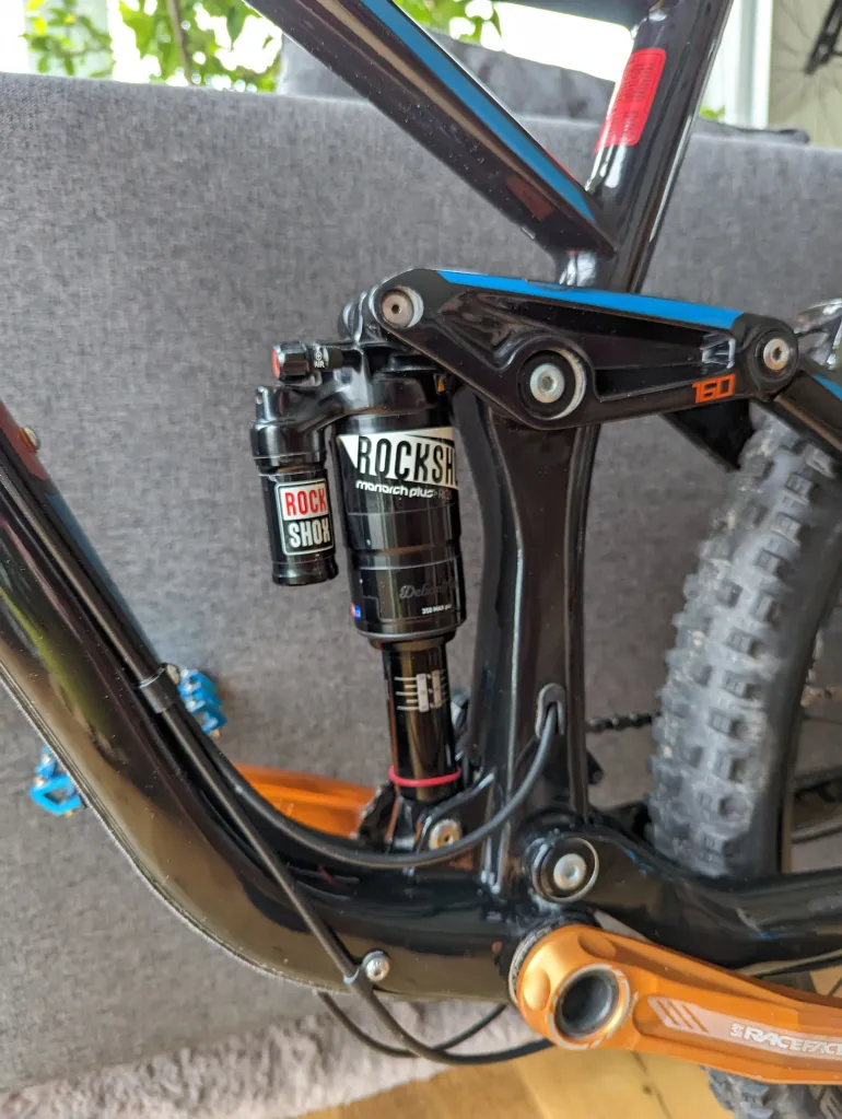 Used Radon Slide Carbon 160 9.0 HD 2017 Mountainbike, Black — image 2 of 18