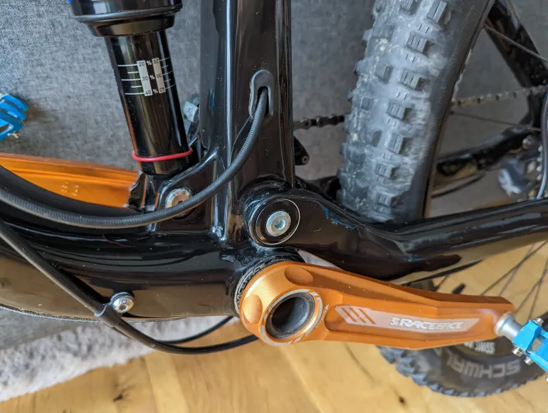 Used Radon Slide Carbon 160 9.0 HD 2017 Mountainbike, Black — image 10 of 18