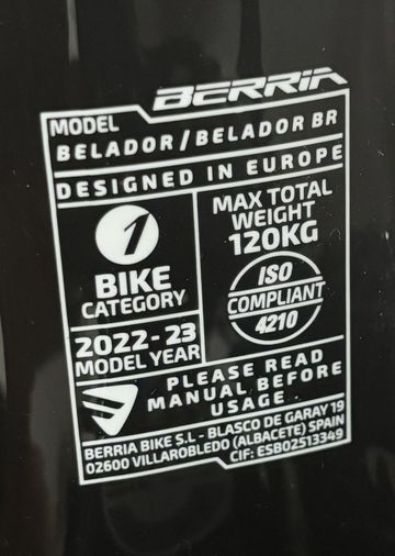 Brugt Berria BELADOR 6 2023 2023 Road & Gravel — billede 14 af 17
