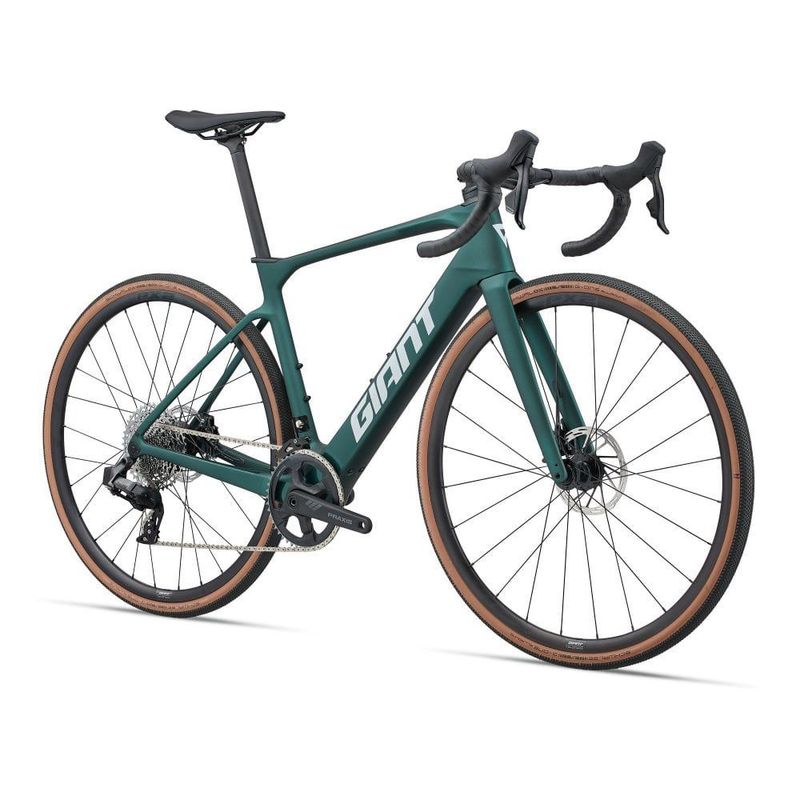 Used Giant Defy Advanced E+ Elite AR 2025 2025 Road & Gravel, Green — image 5 of 16