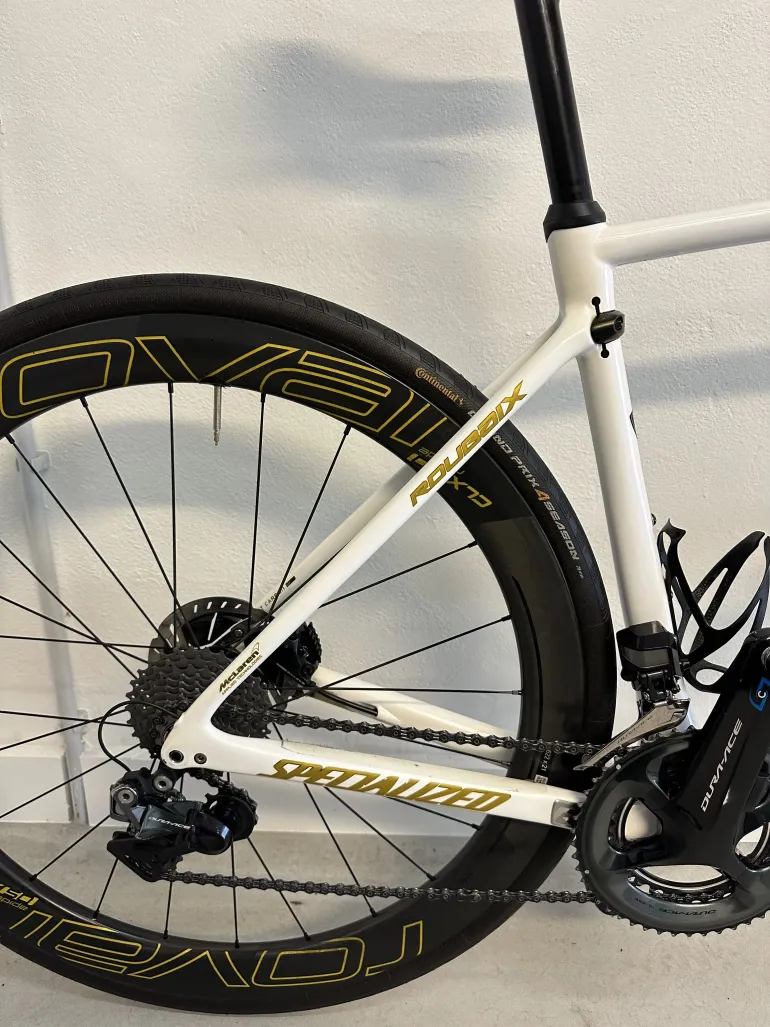 Used Specialized S-Works Roubaix Dura-Ace Di2 2018 Road & Gravel, Hellgrau — image 3 of 7