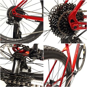 Used Specialized Fuse Comp 6Fattie 2016 2016 Mountainbike, Red, 27.5 — image 7 of 12