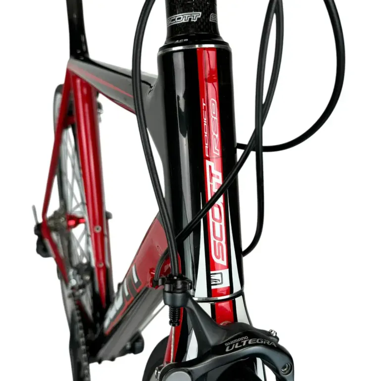 Used Scott Scott Addict R20 - 2009 (56cm) 2009 Road & Gravel, Red — image 7 of 8