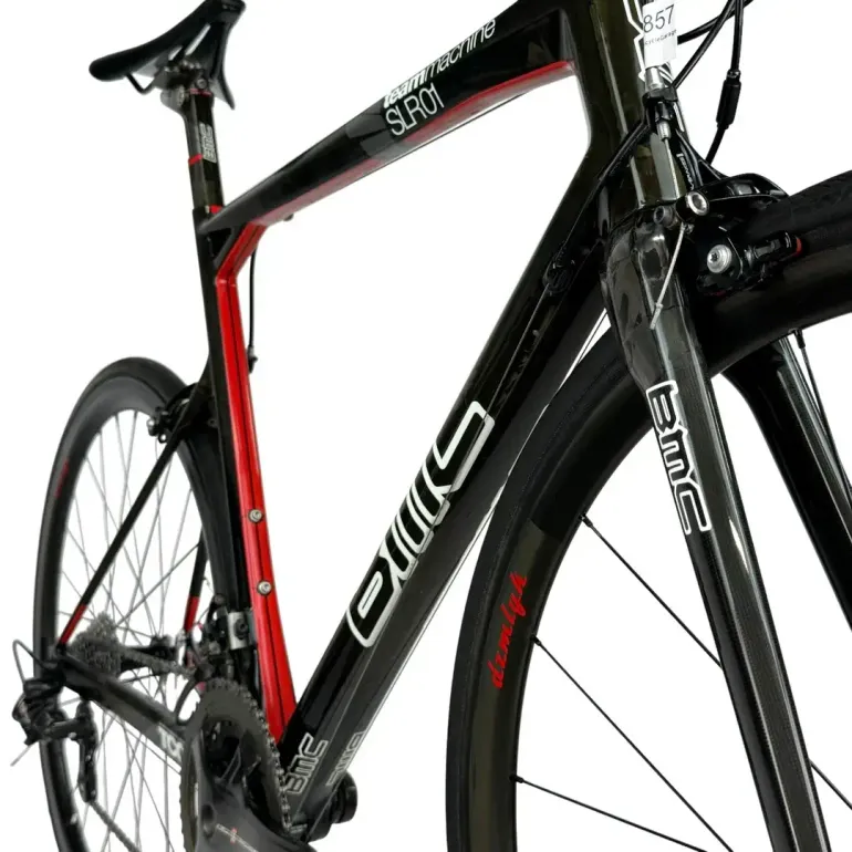 Used BMC Teammachine SLR01 Campagnolo Super Record 11-Speed 55cm 2014 Road & Gravel, Black — image 7 of 8