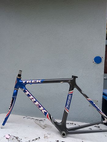 Used Trek 2002 Trek 5200 US Postal Team Edition Frameset 2002 Road & Gravel, Blue — image 6 of 10